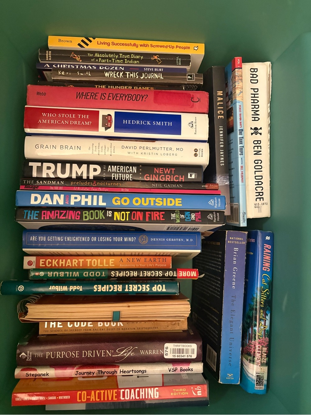 Up to Five pounds of books